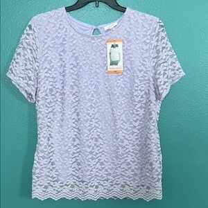Lavender Lace Top